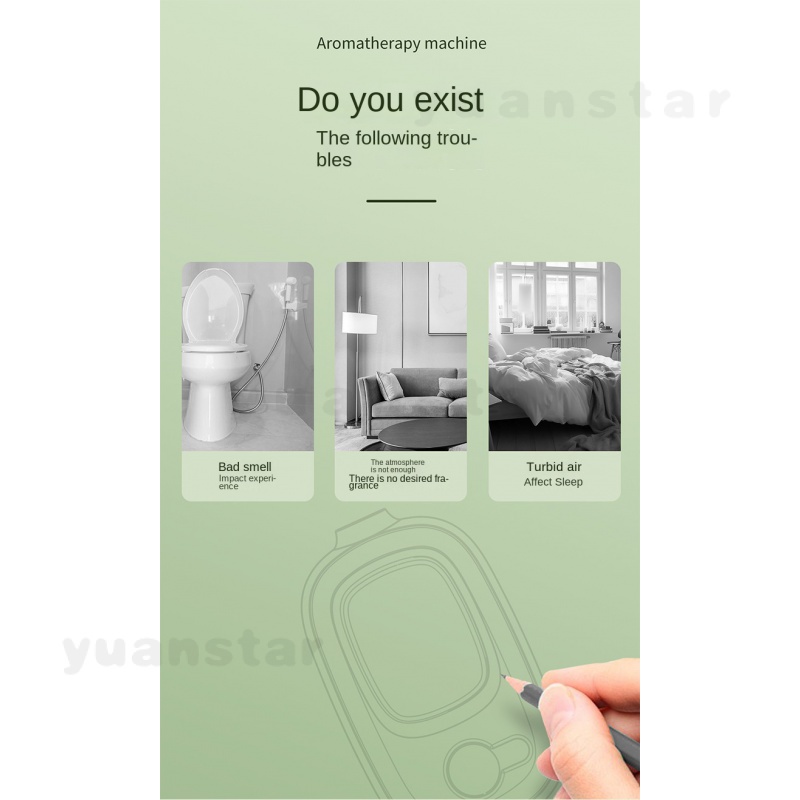 Máy Khuếch Tán Hương Thơm Tự Động Khử Mùi Không Khí Phòng Khách / toilet