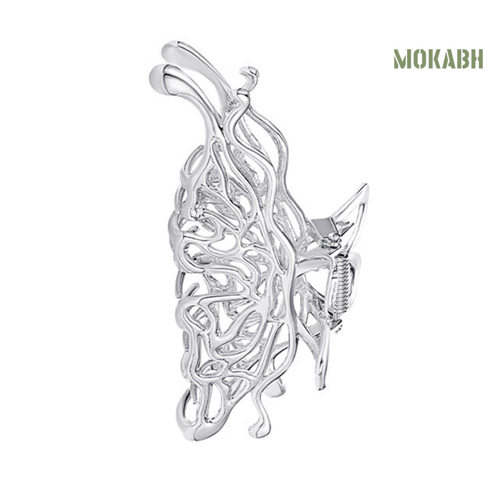 Kẹp Tóc Hình Nơ Màu Trơn Không Đồng Đều Chống Trượt Dành Cho Nữ Sinh