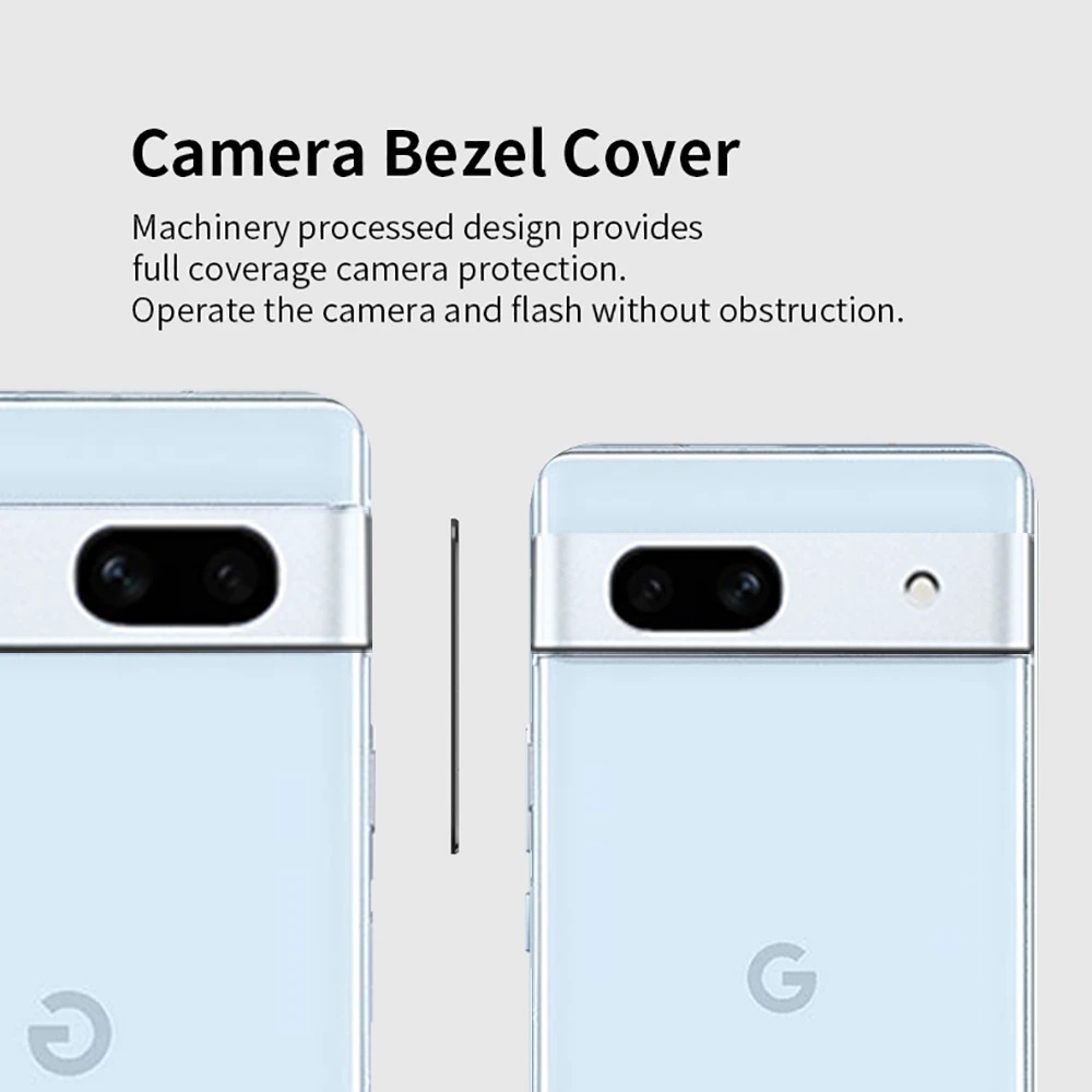 Set 2 Ốp Bảo Vệ Camera Bằng Hợp Kim Nhôm Cho Google Pixel 7 A 5G Pixel 7A Pixel7A A7 Gwk3 GHL1X G0DZQ G82U8