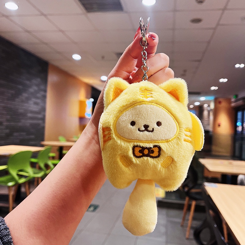Sanrio Móc Khóa Hình Mèo Nhồi Bông Đáng Yêu