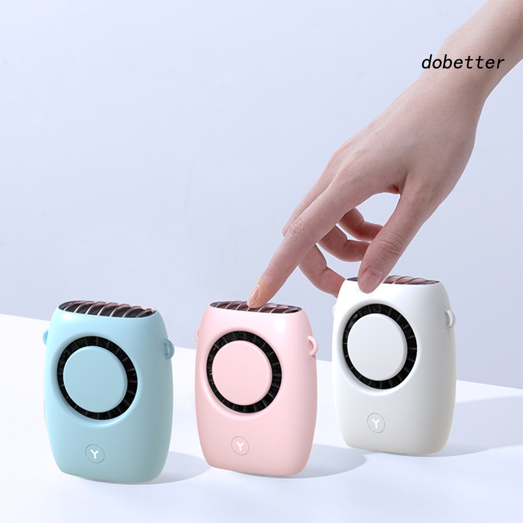 Quạt Đeo Cổ Chống Mài Mòn Thiết Kế Nhỏ Gọn Có Thể Sạc Lại Bằng Cổng USB Cho Văn Phòng