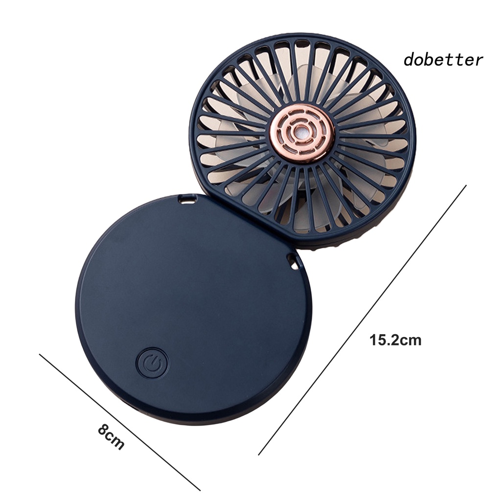 1 Bộ Quạt USB Gấp 180 Độ Gió Mạnh 3 Bánh Răng Có Thể Sạc Lại 3 Trong 1
