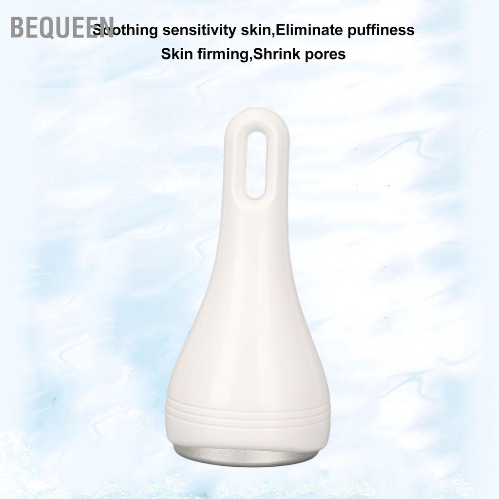 Bequeen Có hàng sẵn Đá Nén Mặt Búa Giảm Bọng Mắt Làm Săn Chắc Da Thu Nhỏ Lỗ Chân Lông Con Lăn Massage Trắng