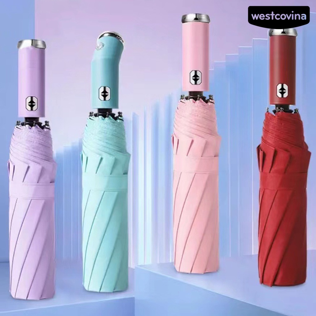 [COD]☁Dù Gấp Tự Động 10 Xương Dày Dặn Phủ Toàn Diện Tiện Dụng Cho Leo Núi / Cắm Trại