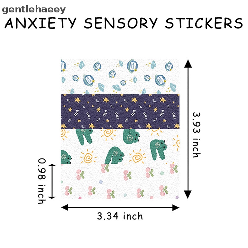 Set 4 Miếng Dán Đồ Chơi Giải Tỏa Căng Thẳng Họa Tiết Dễ Thương