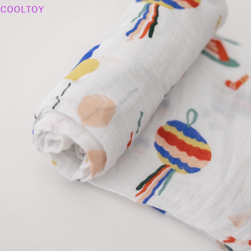 Chăn Quấn Em Bé Sơ Sinh Chất Liệu Cotton Muslin