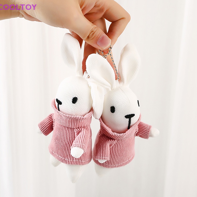 Móc Khóa Thỏ Nhồi Bông Dễ Thương