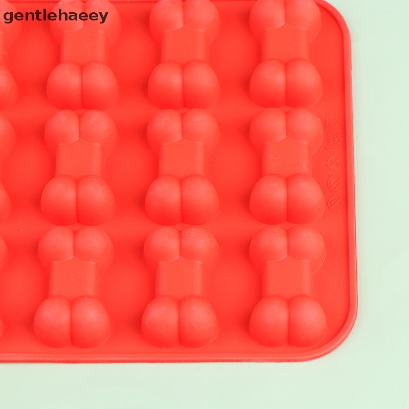 1 Khuôn Silicone Làm Bánh 18 Lỗ Hình Cục Xương Dễ Thương