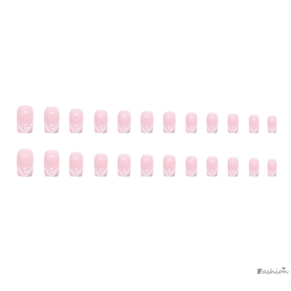 Móng Tay Giả Màu Trắng Có Thể Tái Sử Dụng Không Dễ Phai Và Gãy Móng