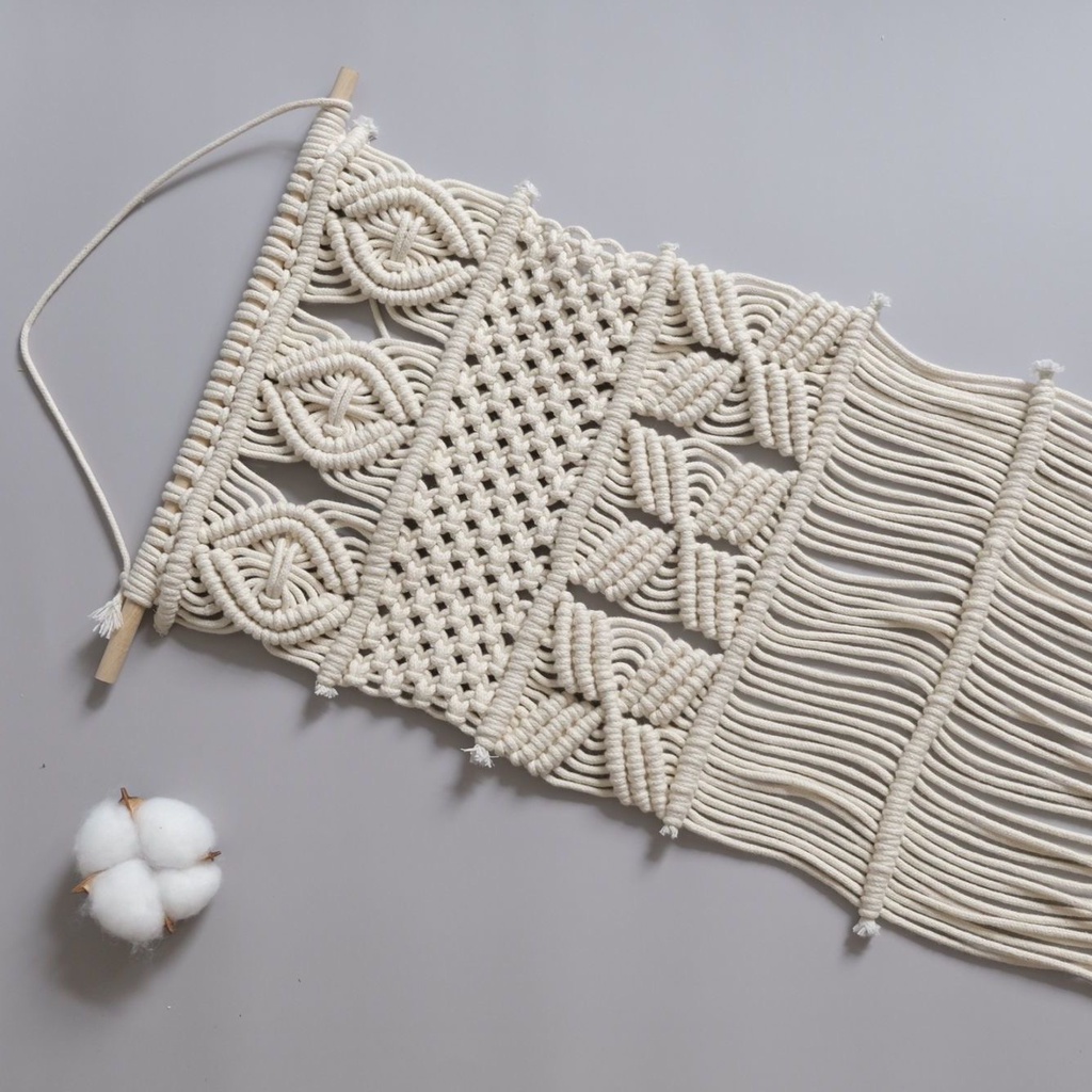 Cuộn Dây Cotton 1 / 2 / 3 / 4 / 5 / 6 / 8 / 10mm Dùng Làm Đồ Trang Sức Thủ Công