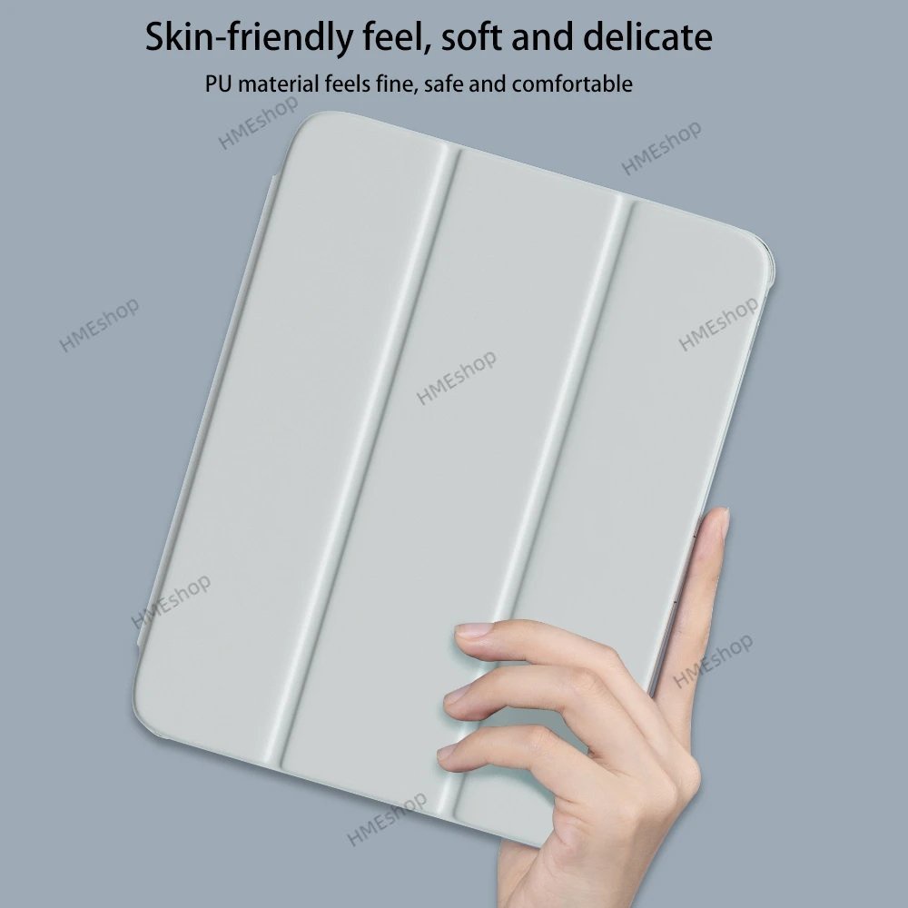 Tri Bao Da pu + pc Cứng Cho ipad pro 12.9 2022 2021 2020 2018 pro11 10th 10.9 air 5 4 10.9 10.2 9th 8th 7th air 2 1 9.7 mini 6 Giá Đỡ