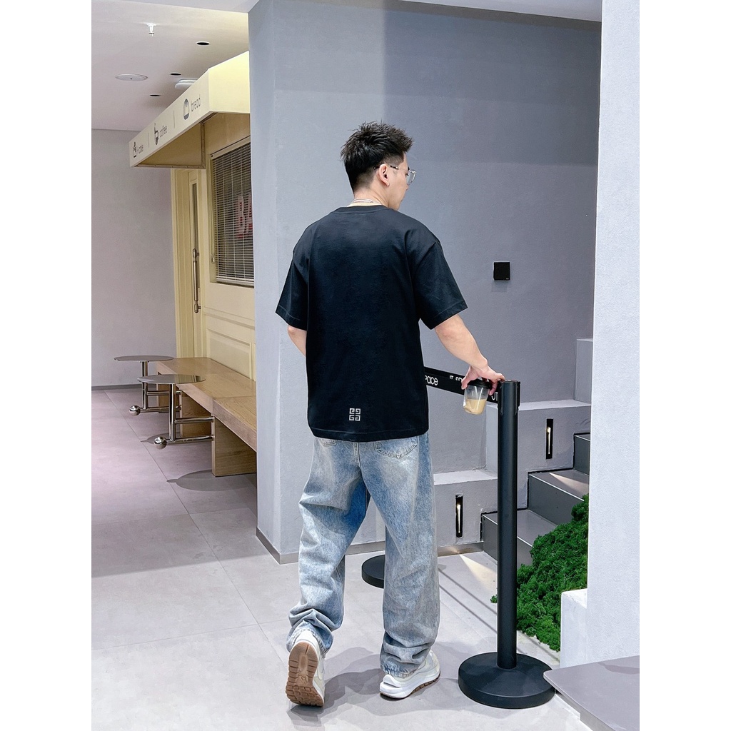 Áo Thun Tay Ngắn Cổ Tròn In Chữ Given Thời Trang Mùa Hè Cho Nam Và Nữ