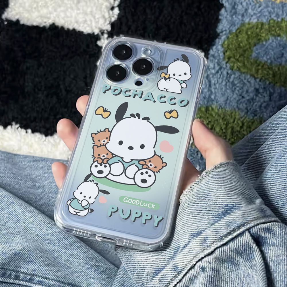 ✅Ốp Điện Thoại Mềm Chống Sốc In Hình Chó Mèo Đơn Giản Cho Iphone 1113 12 14pro78 WZPV