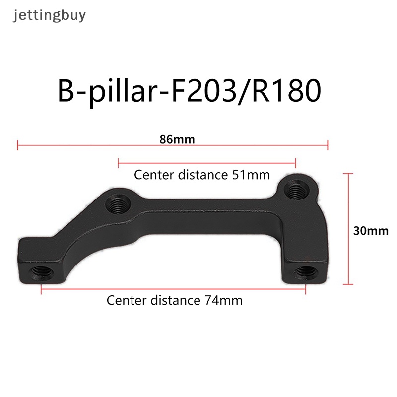 Bộ Chuyển Đổi Đĩa Phanh Trước / Sau 180mm 203mm IS / PM Bằng Hợp Kim Nhôm Cho Xe Đạp Leo Núi