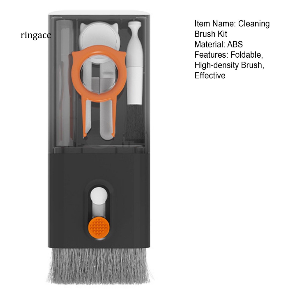 Bộ Cọ Vệ Sinh Bàn Phím Máy Tính 10 Trong 1 Đa Năng Có Thể Gấp Gọn Tiện Dụng