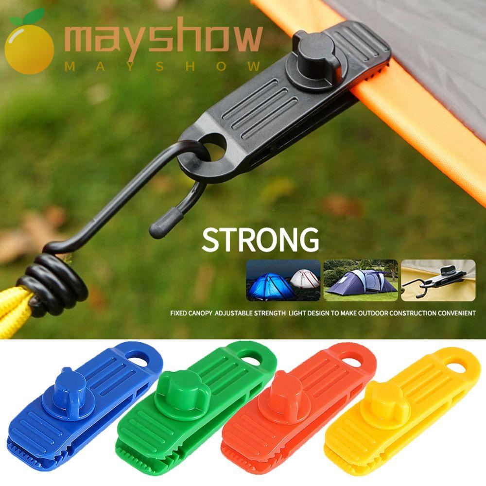 Set 1 / 4 Kẹp Lều Trại Bằng Nhựa Có Thể Xoay Tiện Dụng Giá Đỡ