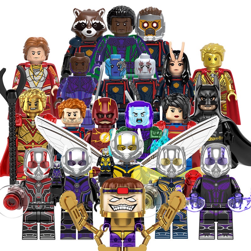 Siêu Anh Hùng Kang M.O.D.O.K. Mô Hình Nhân Vật Ant-Man Star-Lord Wasp Rocket Raccoon Mini