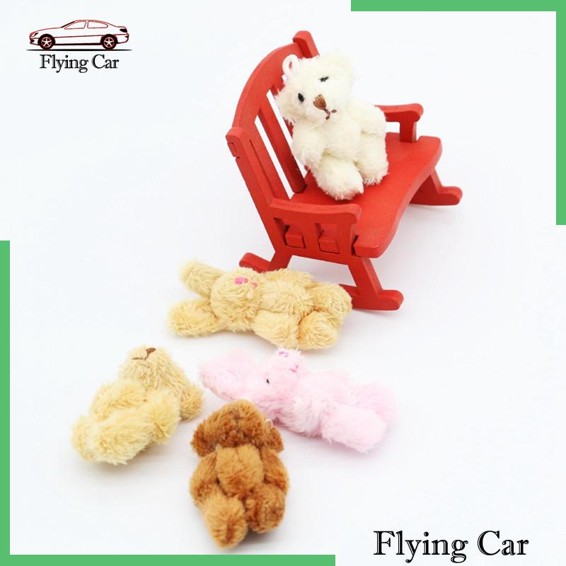 [Lzdjfmy2] 5 Mô Hình Thỏ Bông Thu Nhỏ 1 / 12 Trang Trí Tiệc Phục Sinh