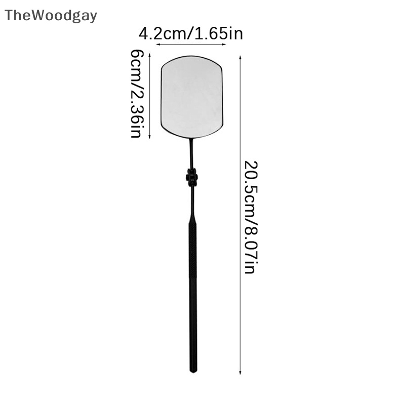 Gương Phóng Đại Lông Mi Tay Cầm Dài Tiện Dụng