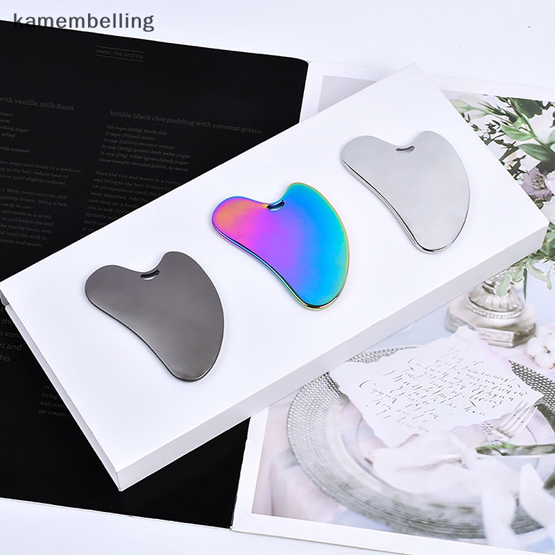 1 Dụng Cụ Mát Xa Gua Sha Bằng Kim Loại Chất Lượng Cao