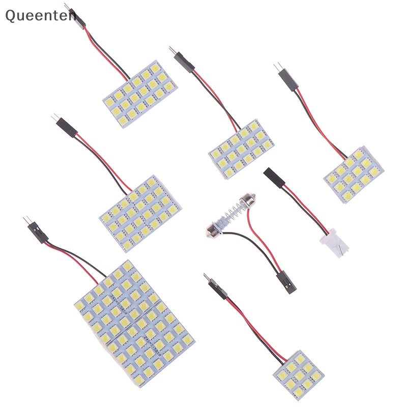 Bảng Đèn led 5050 smd t10 ba9s 12v 5w QT Ánh Sáng Trắng Dùng Để Trang Trí Nội Thất Xe Ô Tô