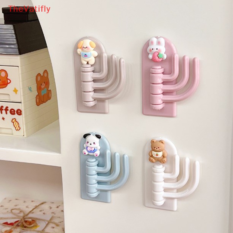 [Thevalifly] Móc Treo Đồ Dán Tường / Cửa Nhà Tắm Hình Động Vật Sáng Tạo Chắc Chắn