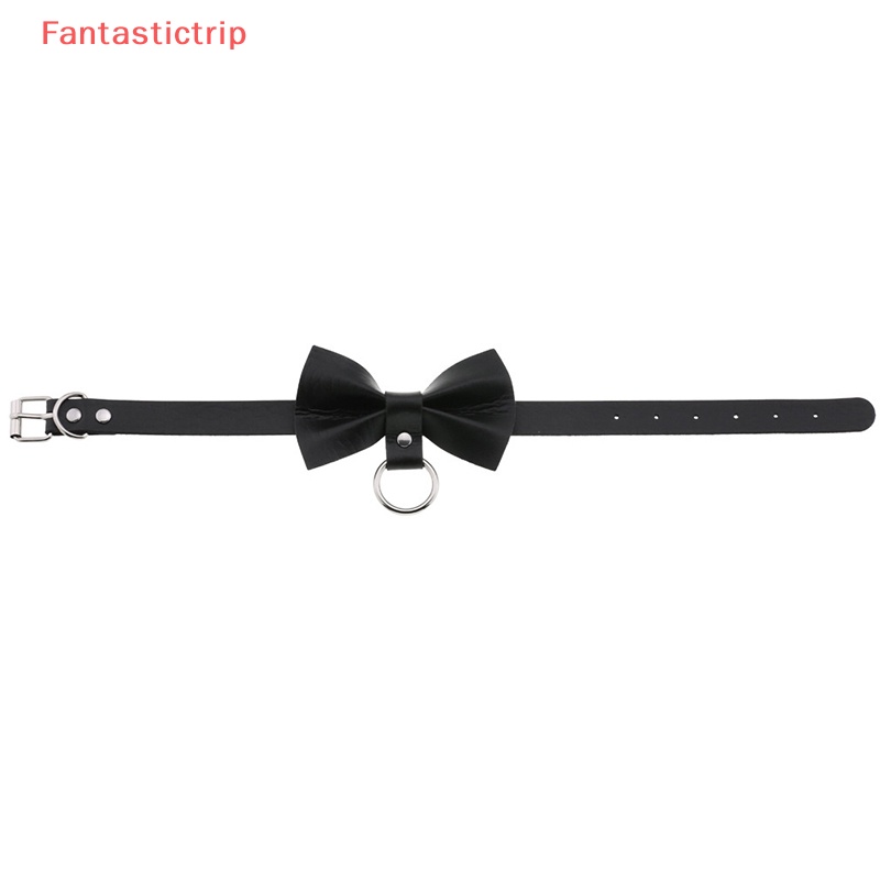 [Fantastictrip] Vòng Cổ Choker Da Phong Cách Punk Gothic Bằng Kim Loại Hàng Mới