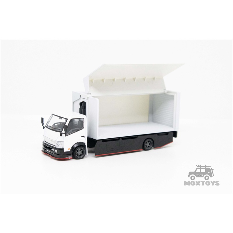 Mô Hình Xe container H300 Trcuk-Trắng Tỷ Lệ 1: 64 Phiên Bản Giới Hạn999