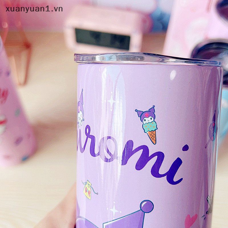 Bình Nước Giữ Nhiệt Bằng Thép Không Gỉ In Hình Pikachu Dễ Thương Kèm Ống Hút Tiện Dụng