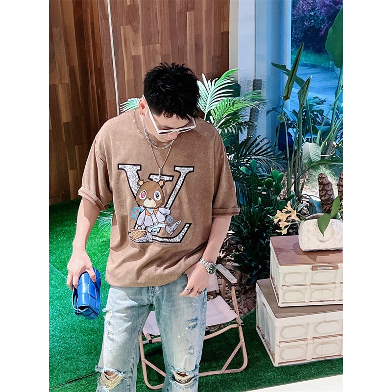 Áo Thun Tay Ngắn In Hình Pickle Phong Cách Retro Mỹ L1V &amp; - 2023