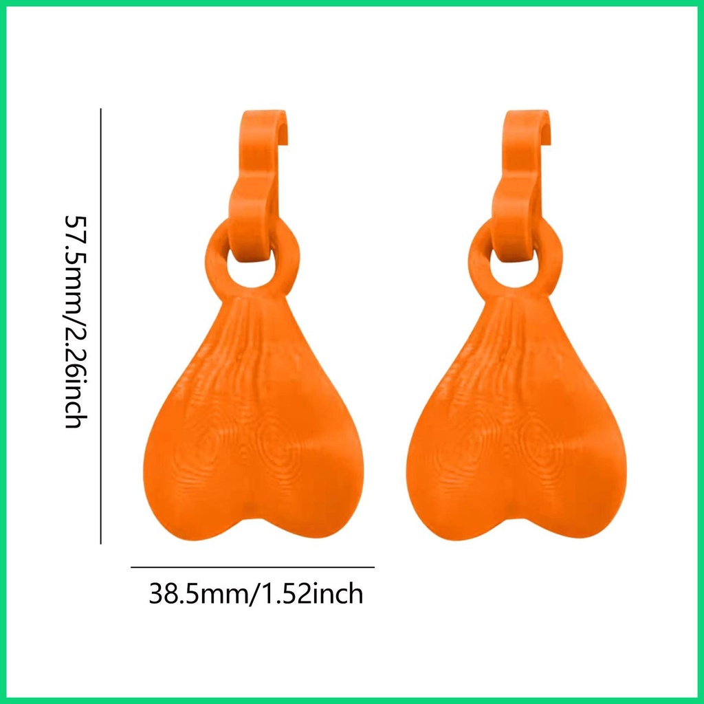 1 Cặp Mặt Dây Chuyền Thủ Công 9 Màu Dễ Thương Vui Nhộn Trang Trí Tiệc Tùng