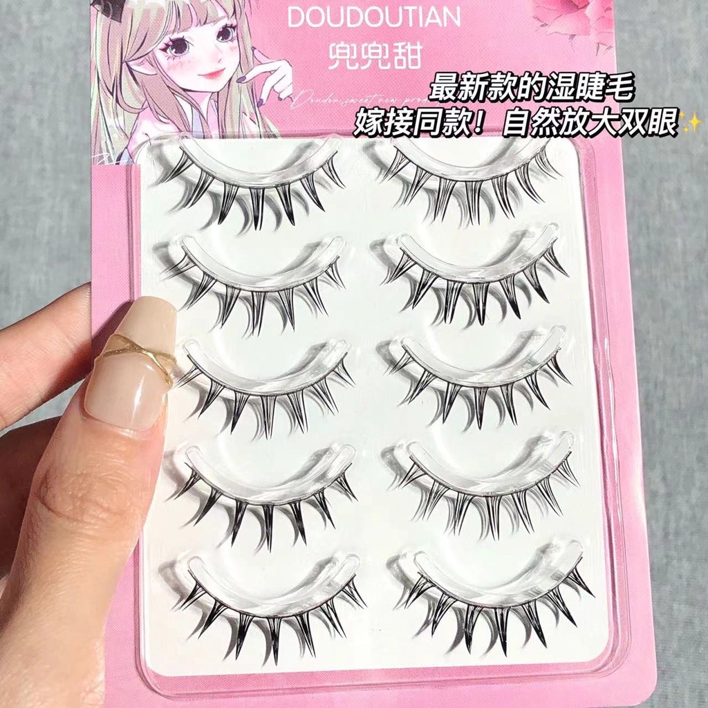 Lông Mi Giả Deviruchi Siêu Mịn Tự Nhiên Họa Tiết Hoạt Hình Xinh Xắn