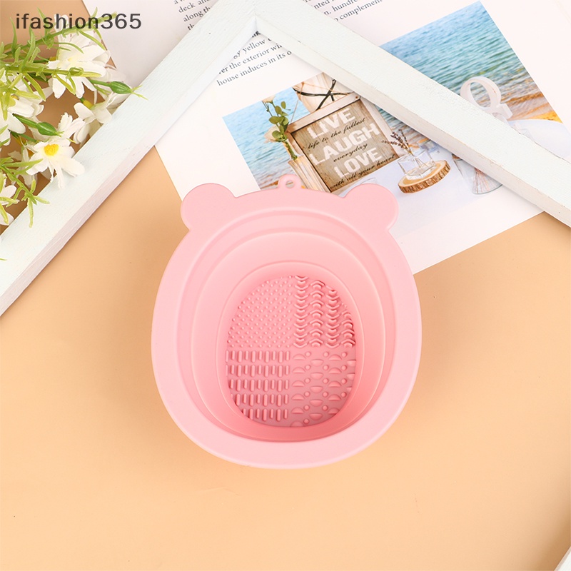 Dụng Cụ Vệ Sinh Cọ Trang Điểm Bằng Silicon DIY ifashion365