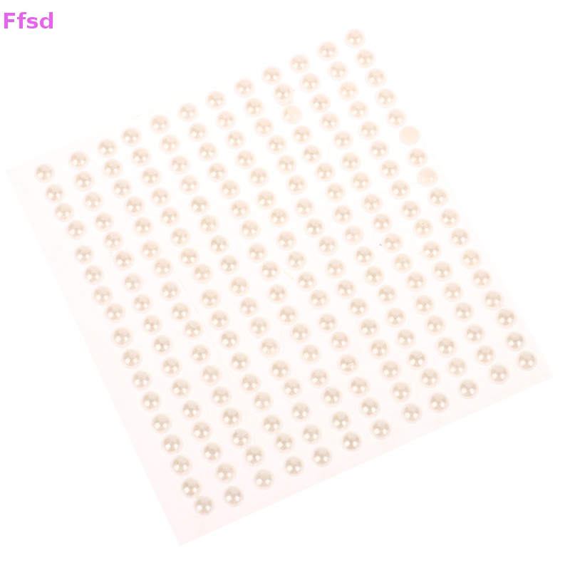 Hạt Đá Giả Ngọc Trai Bằng Acrylic Kích Thước 3 / 4 / 5 / 6mm Dùng Trang Trí