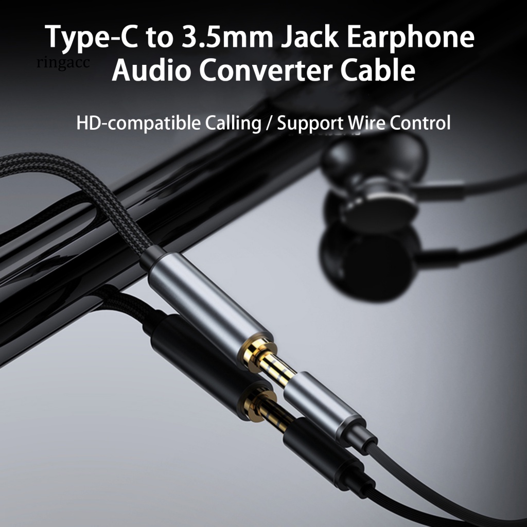 Cáp Chuyển Đổi Âm Thanh Type-C Sang 3.5mm HD Chuyên Dụng Cho Điện Thoại Thông Minh