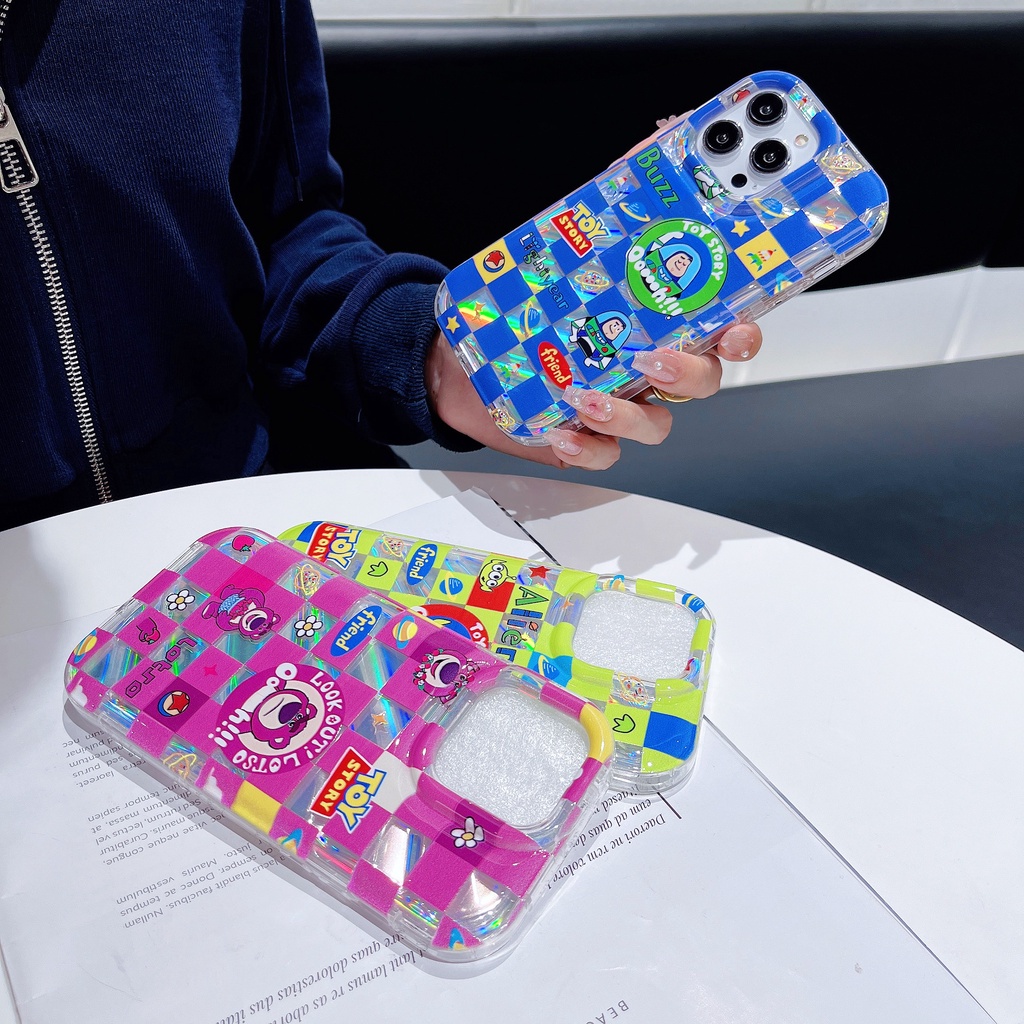 Ốp Điện Thoại TPU Mềm Trong Suốt In Hoạt Hình Alien Buzz Lightyear Cho iPhone 12 13 14 Pro Max