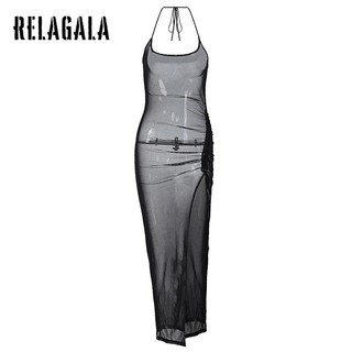 Váy nữ RelaGala Lưới gợi cảm xuyên thấu Slim Fit