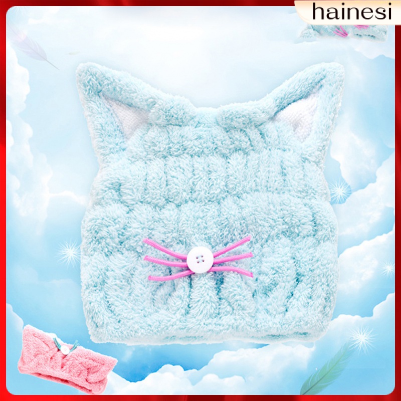 Khăn Quấn Tóc Bằng Sợi Nhỏ Thấm Hút Nước Nhanh Khô