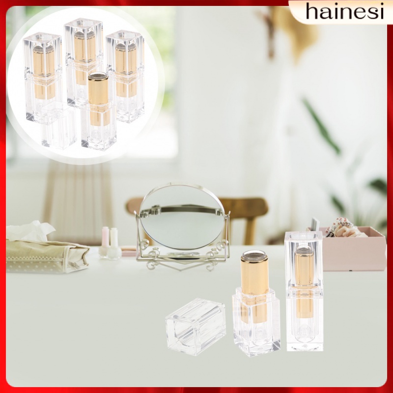 Set 4 Ống Rỗng Trong Suốt Đựng Mỹ Phẩm Du Lịch Tiện Lợi