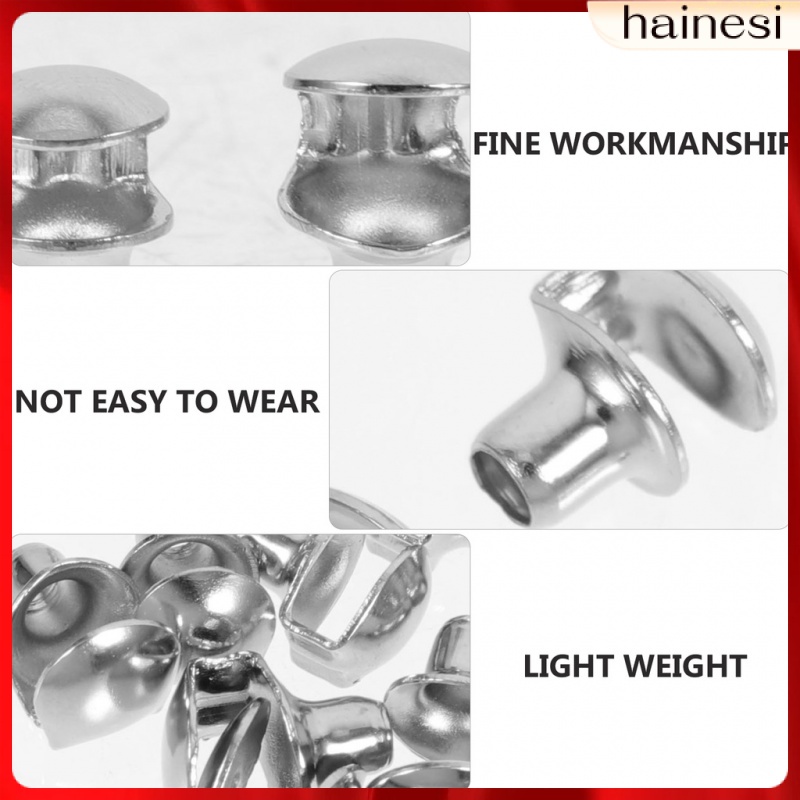 Set 20 Móc Khóa Cố Định Dây Giày / Túi Xách Bằng Đồng Thau Co Giãn DIY