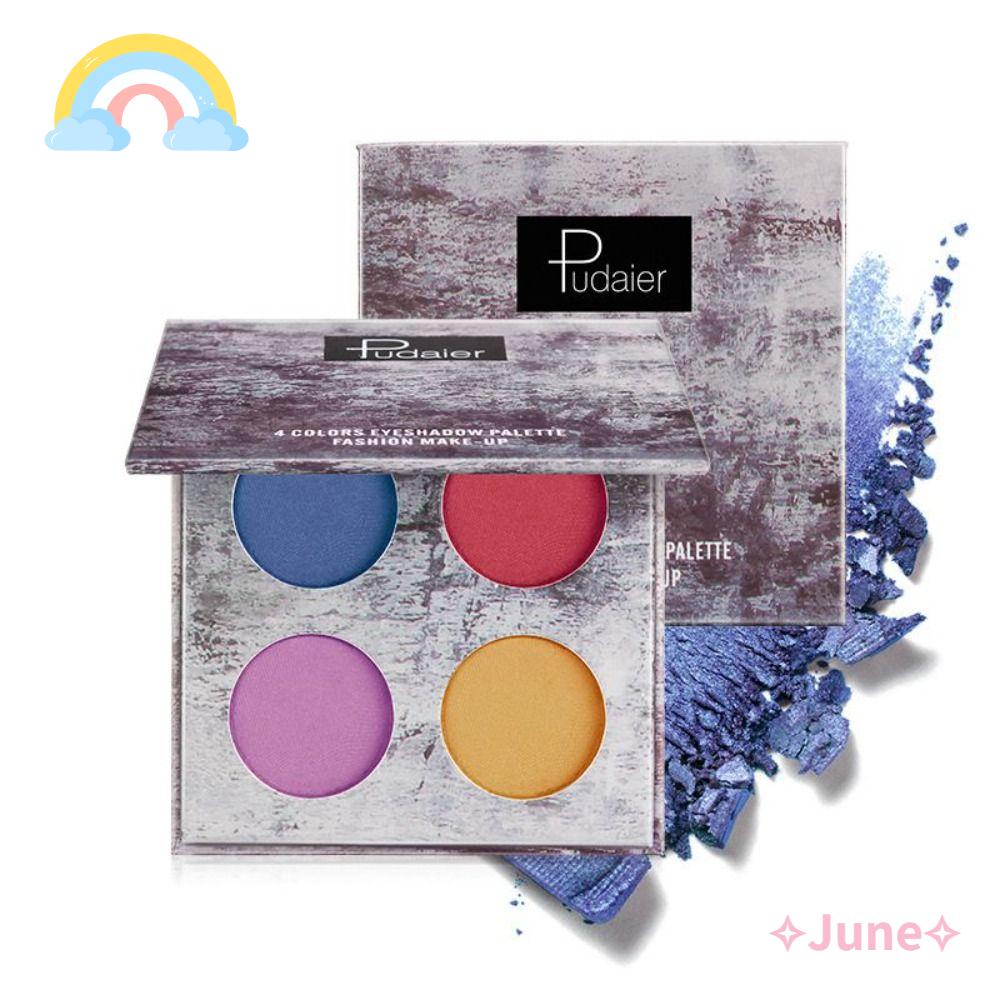 JUNE Bảng Phấn Mắt Trang Điểm Lâu Trôi Dễ Mang Theo