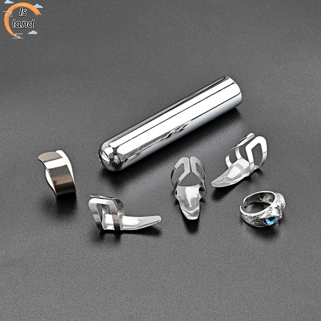 Bộ Miếng Gảy Đàn Bằng Kim Loại Bảo Vệ Ngón Tay Cái Cho Đàn Guitar Điện