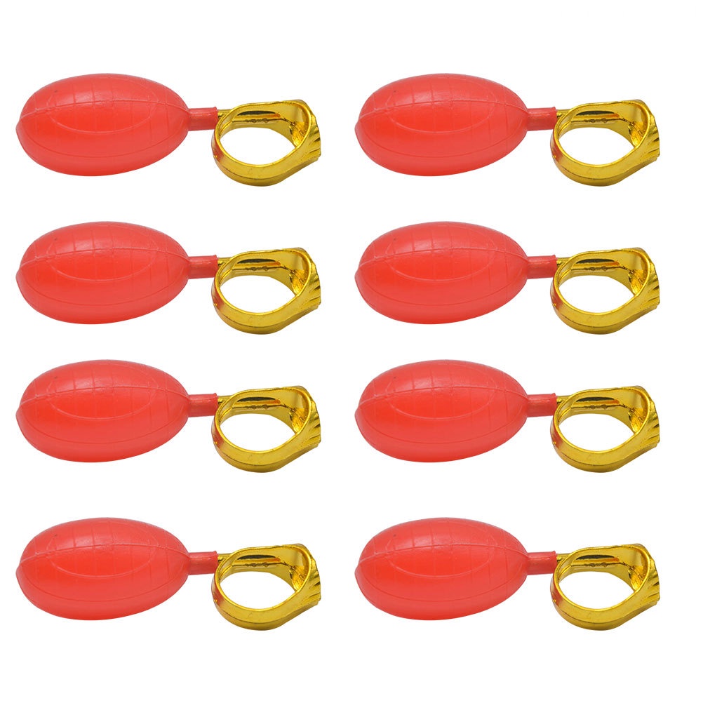 Set 8 Đồ Chơi Bồn Tắm Bằng Nhựa Màu Đỏ Kích Thước 8X3CM Độc Đáo Cho Gia Đình