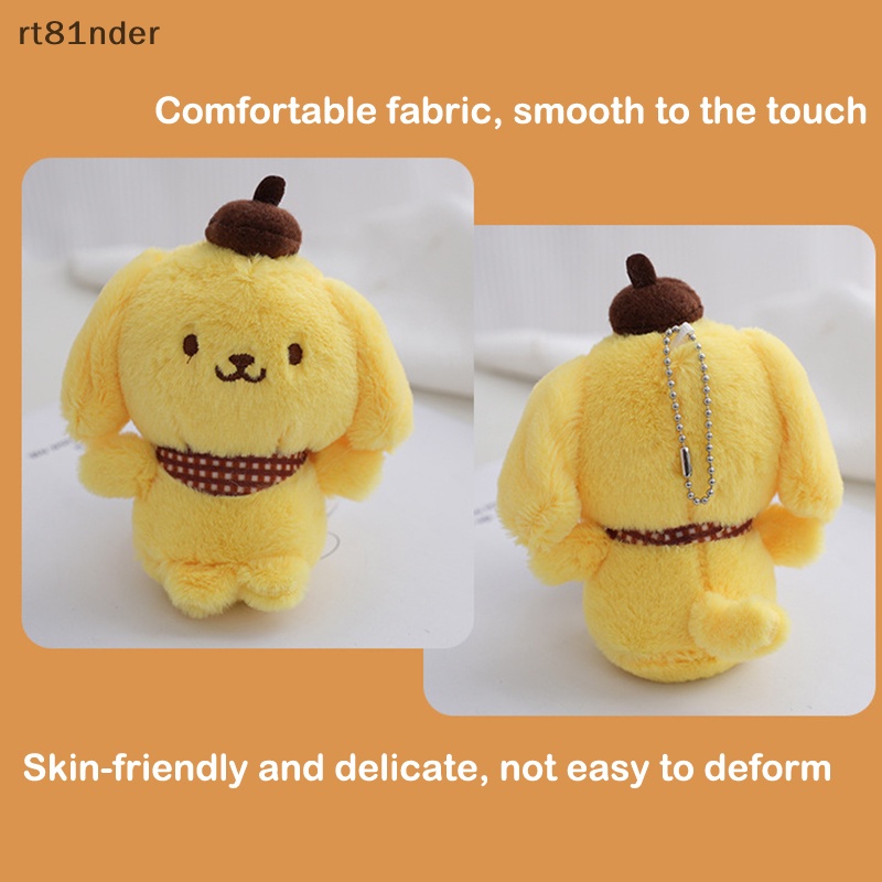 Rt Búp Bê Nhồi Bông Kuromi Cinnamoroll Hoạt Hình Đáng Yêu Mềm Mại Trang Trí Nội Thất / Túi Xách / Chìa Khóa