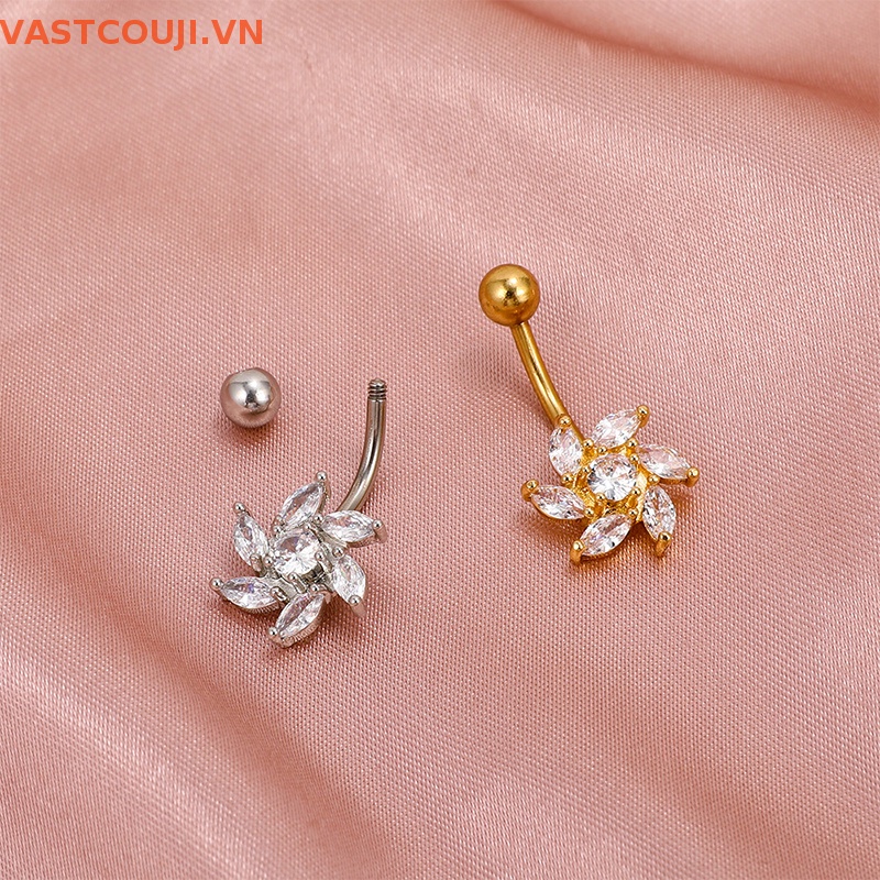 Khuyên Rốn Hình Hoa Thời Trang Chất Lượng Cao