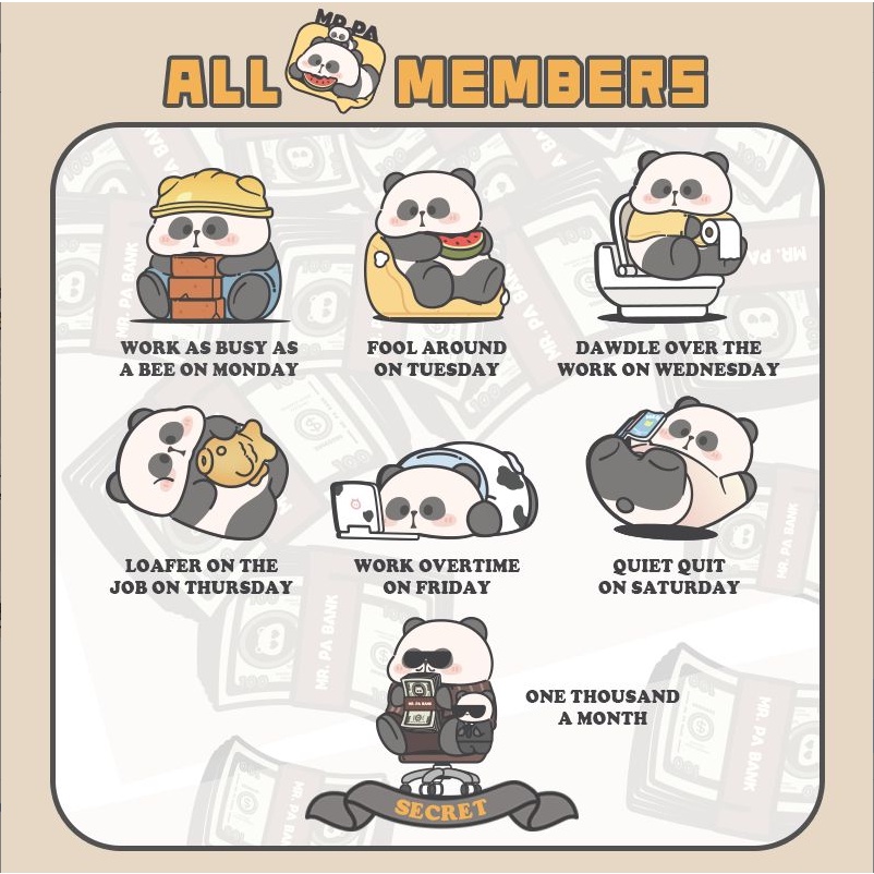 Búp Bê Hình Gấu Trúc Dễ Thương Dùng Làm Quà Tặng