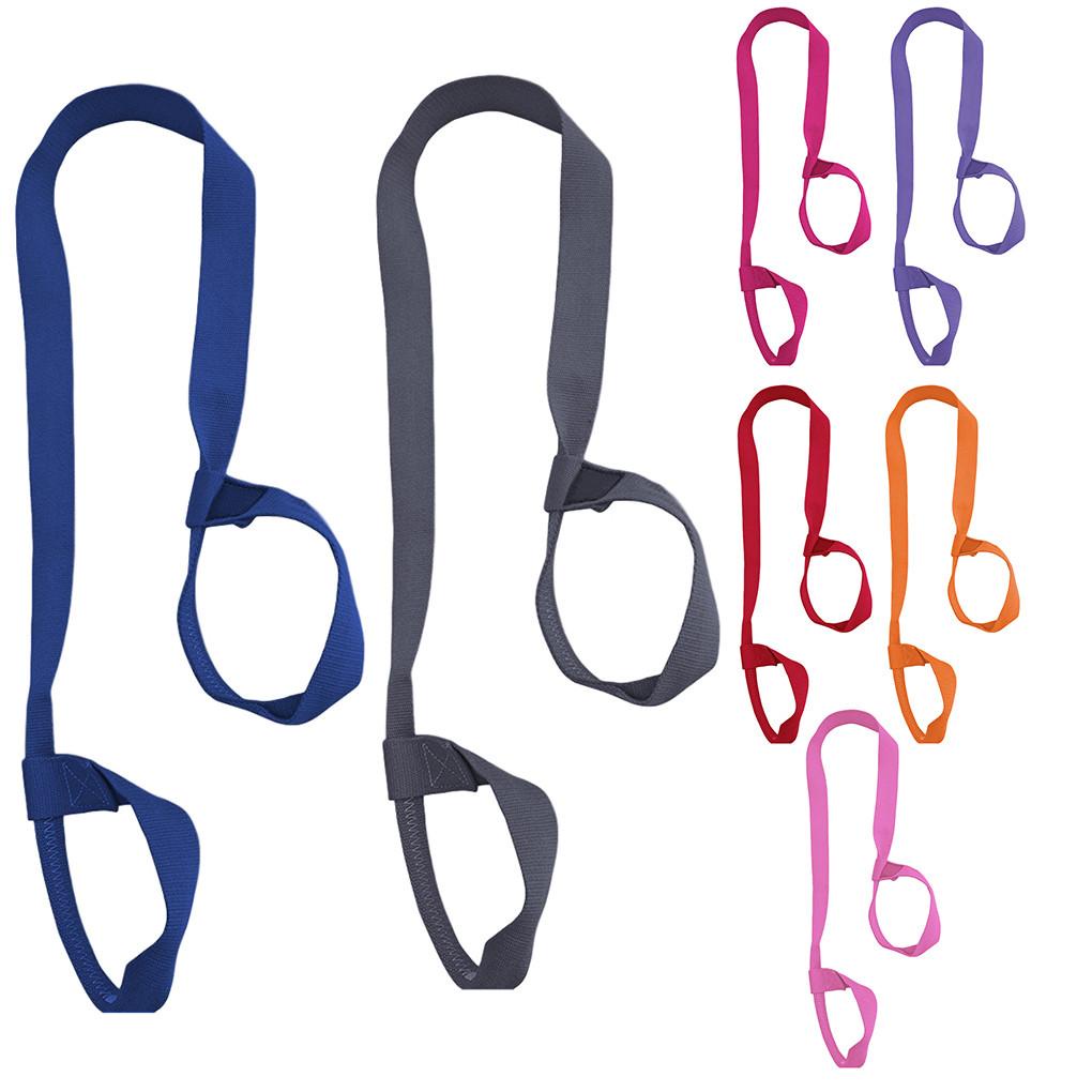 Dây Đeo Thảm Tập Yoga Chất Liệu Cotton Màu Xám Đậm Tùy Chỉnh Tiện Dụng