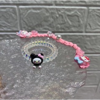 Dây Cột Tóc Hình Hoạt Hình Sanrio Dễ Thương Phong Cách Nhật Hàn Cho Nữ