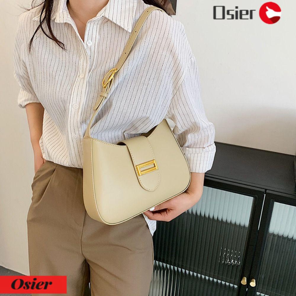 OSIER1 Túi Xách Màu Sắc Đơn Giản Thời Trang Cho Nữ