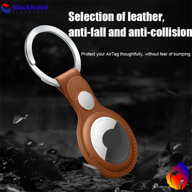 Vỏ Da Mềm Bảo Vệ Chống Thất Lạc Có Móc Khóa Dành Cho Air Tag (Hai Lỗ)